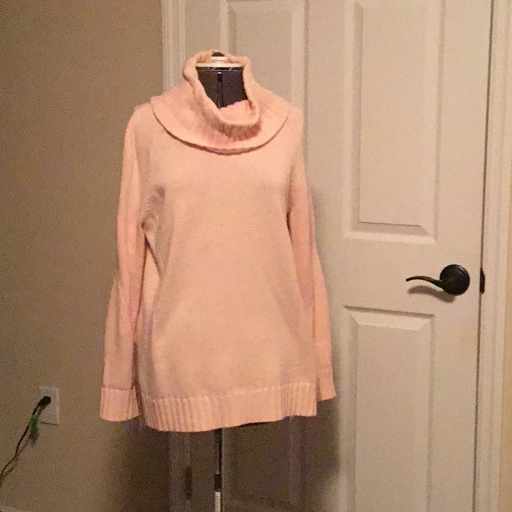 Loft Peach Sweater Size L
